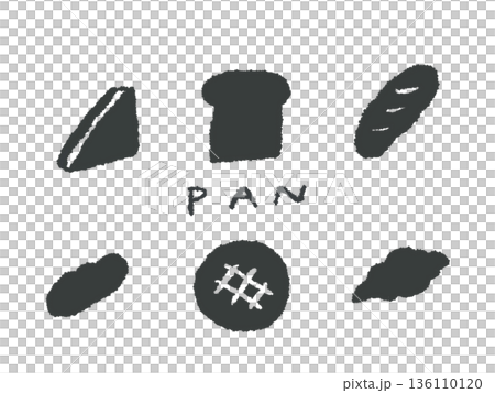 手繪插圖和圖案，在設計時可輕鬆用作圖示和符號標記。 136110120