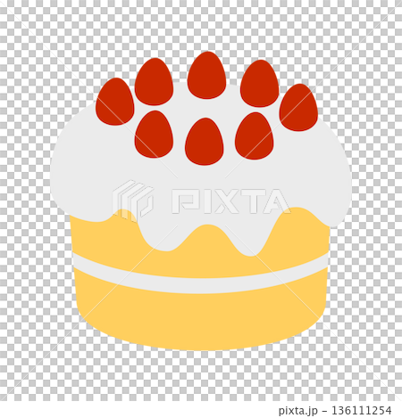 イベントやパーティーにぴったりな可愛い苺のケーキ イベントやパーティーにぴったりな可愛い苺のケーキ 136111254