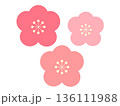 かわいい節分のイラスト_梅の花 136111988
