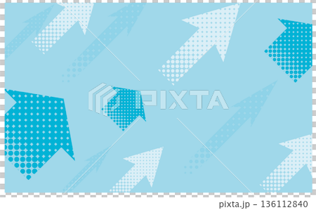 令人耳目一新的商業右傾箭頭背景 136112840