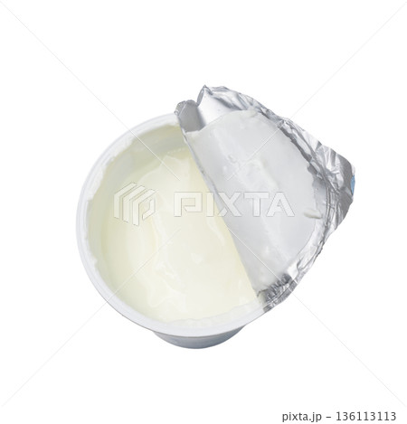 an open yogurt pot an open yogurt pot 136113113