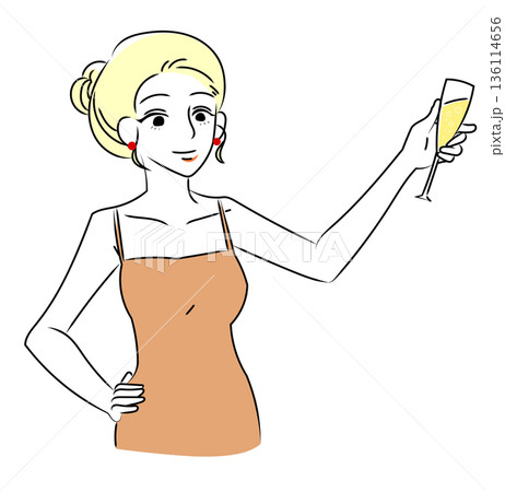 女性 女の人 女 136114656