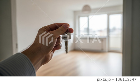 鍵を受け取る瞬間、新しい部屋のはじまり 136115547
