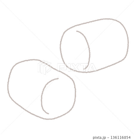 マシュマロのイラスト マシュマロのイラスト 136116854