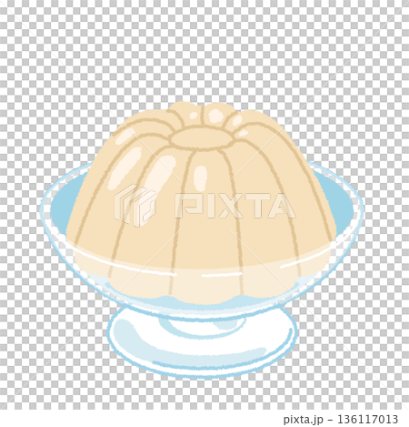 ババロアのイラスト ババロアのイラスト 136117013