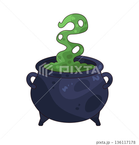 illustration of Witch Cauldron 136117178