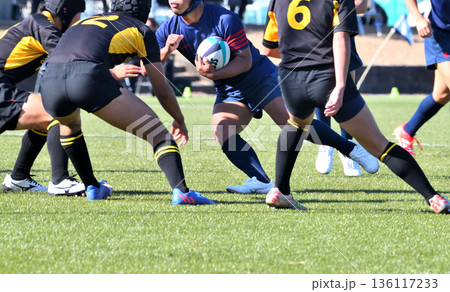ラグビー、高校ラグビー 136117233