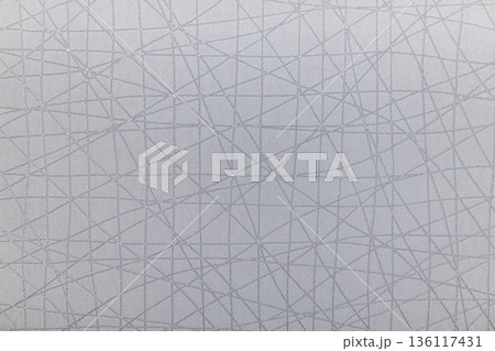 Abstract white textile background with gray geometric lines Abstract white textile background with gray geometric lines 136117431