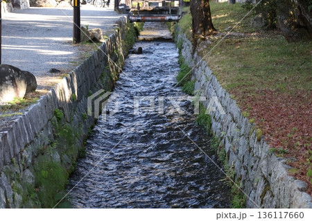 水路のある風景 水路のある風景 136117660
