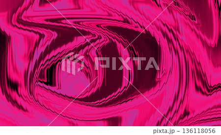Neon Magenta Abstract Liquid Swirl Background 136118056