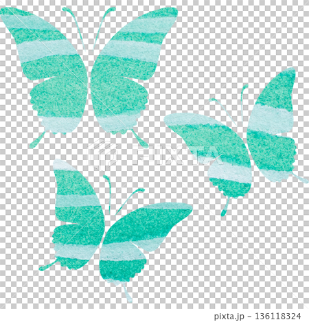 Beautiful watercolor butterfly icon image illustration Beautiful watercolor butterfly icon image illustration 136118324