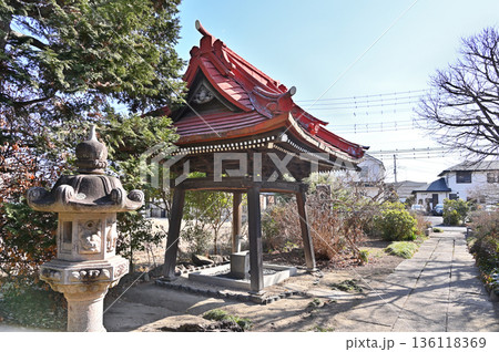 越谷散歩：本山修験宗 三明院　越谷市七左町 136118369