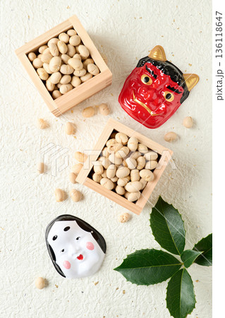 豆まき、節分イメージ 136118647