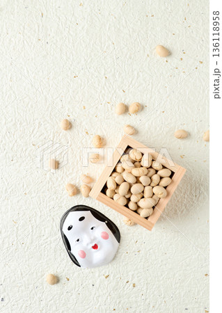 豆まき、節分イメージ 豆まき、節分イメージ 136118958