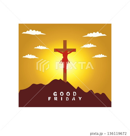 design good friday jesus christ free vector illustration download 136119672