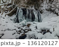 達沢不動滝　冬 136120127