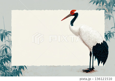 鶴のイラスト 鶴のイラスト 136121510