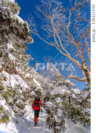 八ヶ岳連峰北横岳雪山登山 136121550