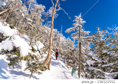 八ヶ岳連峰北横岳雪山登山 136121552