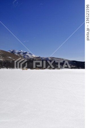 真冬の白樺湖 真冬の白樺湖 136121596