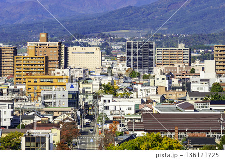 会津若松市街　栄町周辺　福島県会津若松市 136121725