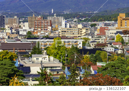会津若松市街 会津若松市立鶴城小学校周辺 福島県会津若松市 会津若松市街 会津若松市立鶴城小学校周辺 福島県会津若松市 136122107