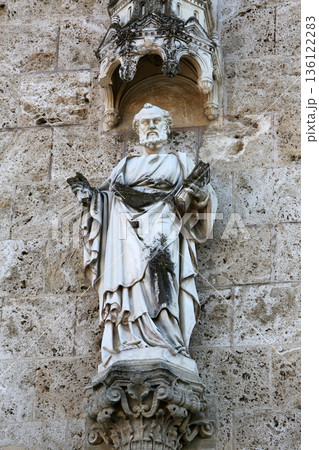 Saint Peter, basilica Assumption of the Virgin Mary in Marija Bistrica, Croatia 136122283