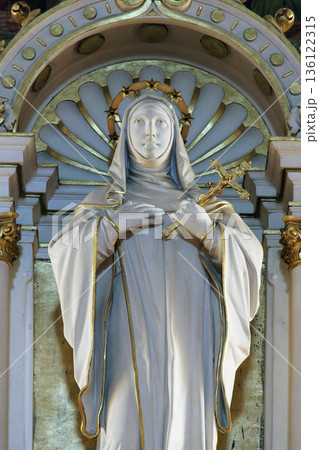 Saint Teresa of Avila, main altar in the Cathedral of Saint Teresa of Avila in Bjelovar, Croatia Saint Teresa of Avila, main altar in the Cathedral of Saint Teresa of Avila in Bjelovar, Croatia 136122315