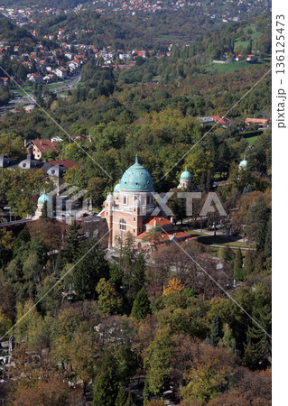 Mirogoj cemetery in Zagreb, Croatia Mirogoj cemetery in Zagreb, Croatia 136125473