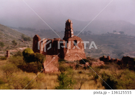 images of the ancient ruins of the monastery 136125555
