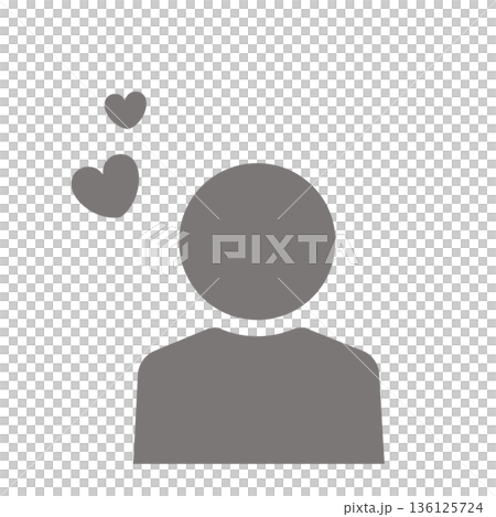灰色小人圖標，分別顯示點讚和評分 136125724