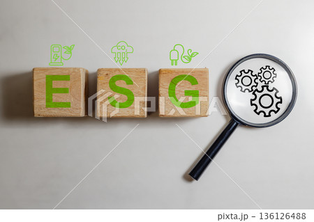 Implementing ESG Frameworks in Modern Business. Business and Environmental Concept. Eco-friendly Business. High quality photo Implementing ESG Frameworks in Modern Business. Business and Environmental Concept. Eco-friendly Business. High quality photo 136126488