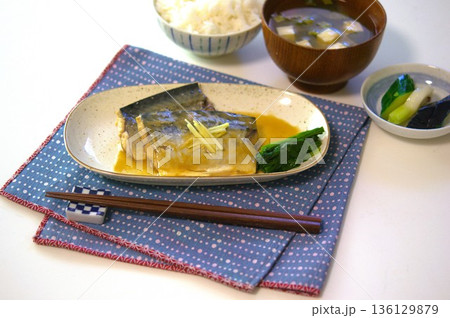 サバの味噌煮 136129879