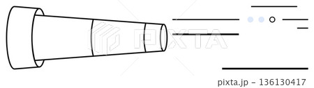 Vision, exploration, future focus, search,...のイラスト素材 [136130417] - PIXTA