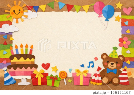 バースデーカード　誕生日カード 136131167