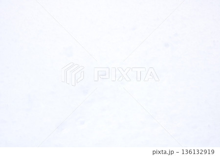 Calm snowy landscape. Serene snowfield showcasing fine textures and subtle light transitions 136132919