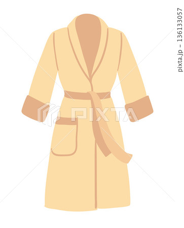 Bathrobe illustration 136133057