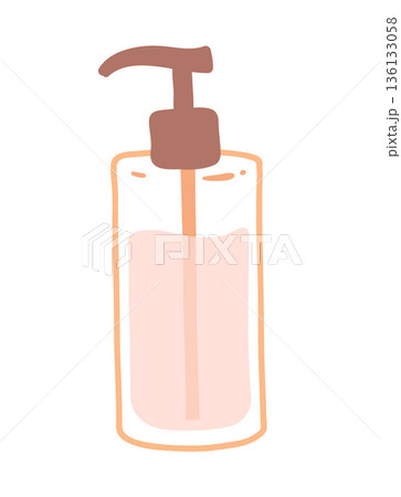Cosmetic pump bottle 136133058