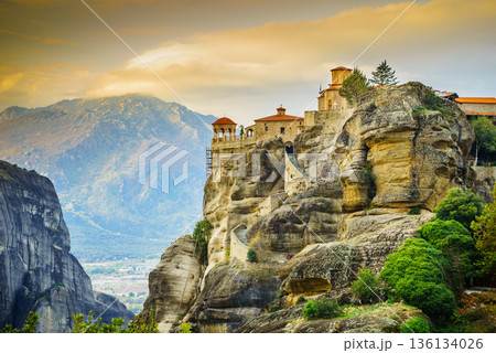 Monastery in Meteora, Greece Monastery in Meteora, Greece 136134026