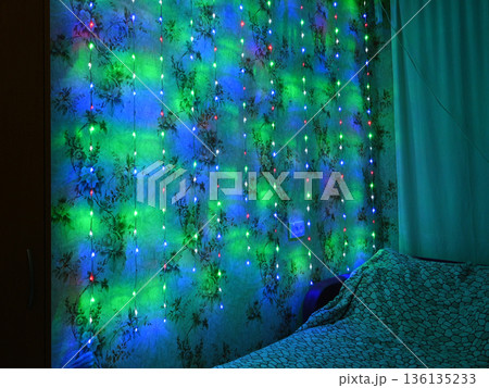 garland on the wall garland on the wall 136135233
