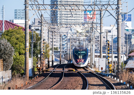 【京成本線】京成上野方面へ向かうシティライナー成田山開運号 136135626