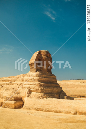 Sphinx Under The Clear Blue Sky  136136871