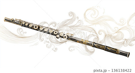 Ornamental Musical Instrument Crafted From...のイラスト素材 [136138422] - PIXTA