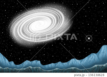 宇宙 - 渦巻星雲・渦状星雲・銀河・星空 宇宙 - 渦巻星雲・渦状星雲・銀河・星空 136138628