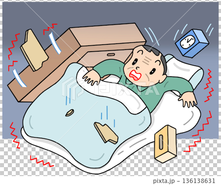 Natural Disaster - Earthquake occurs while sleeping 136138631
