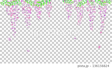 紫藤花背景插圖（16:9） 136138824