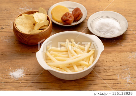 塩分が気になるポテトの食事例で生活習慣病リスク 136138929