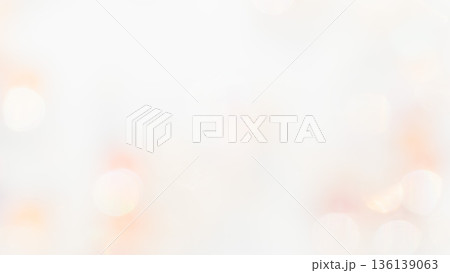 ふんわり光の玉ボケぼかしグラデーション背景 肌色 淡いベージュ色 ビューティーイメージ ふんわり光の玉ボケぼかしグラデーション背景 肌色 淡いベージュ色 ビューティーイメージ 136139063