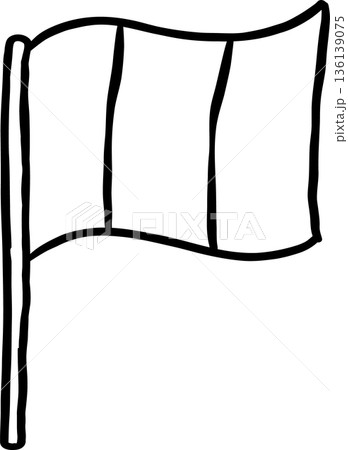 Irish Flag Waving St Patrick Day Outline Cartoon Hand Drawn Irish Flag Waving St Patrick Day Outline Cartoon Hand Drawn 136139075