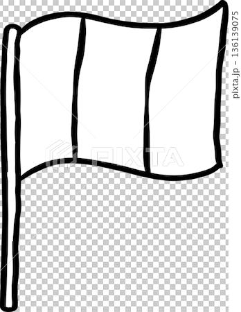 Irish Flag Waving St Patrick Day Outline Cartoon Hand Drawn Irish Flag Waving St Patrick Day Outline Cartoon Hand Drawn 136139075